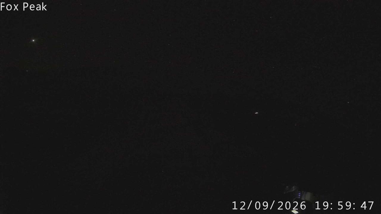 Fox Peak Learners / Meadow Shirtfront snow cam captured at 12 September 2026 at 8:01 pm NZST