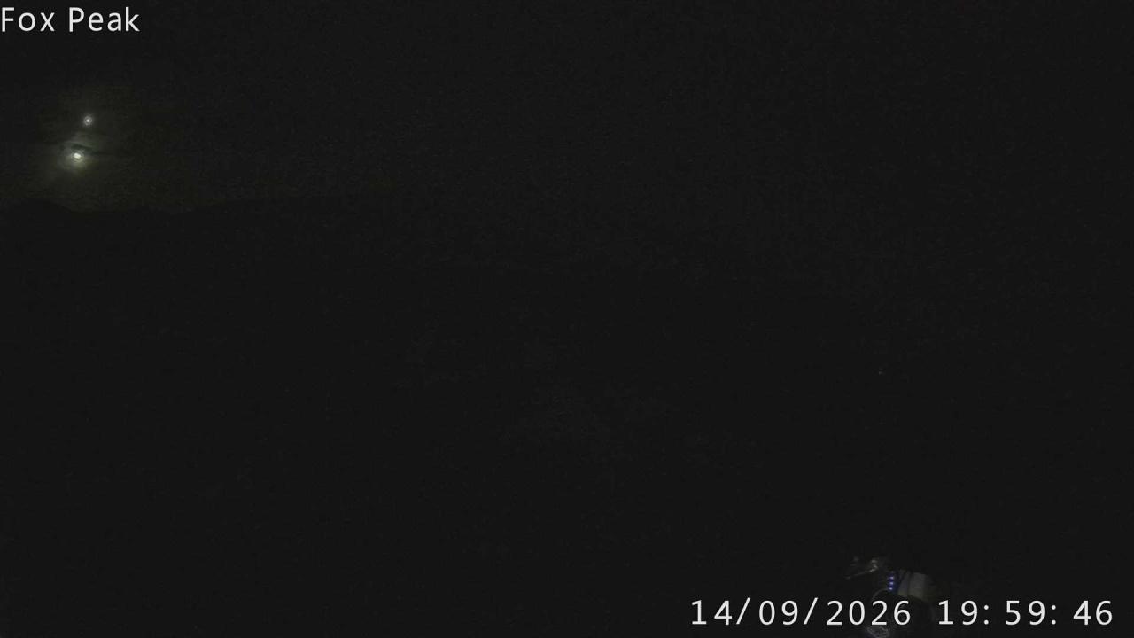 Fox Peak Learners / Meadow Shirtfront snow cam captured at 14 September 2026 at 8:05 pm NZST