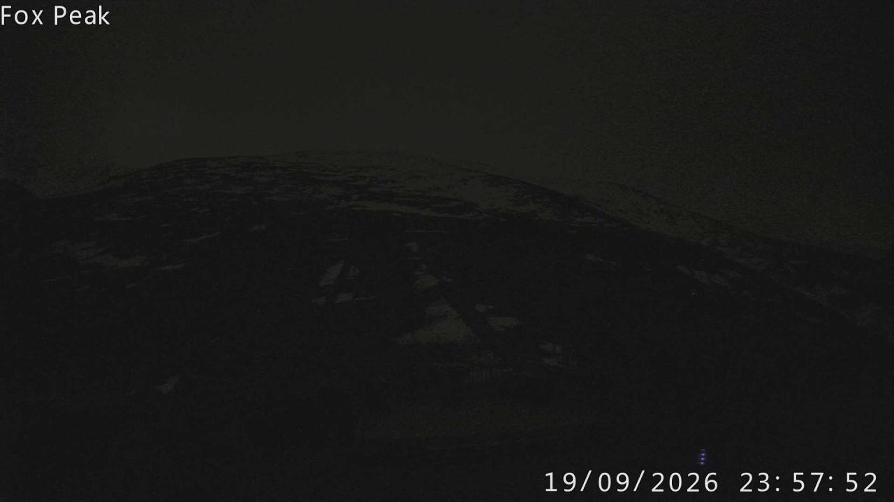 Fox Peak Learners / Meadow Shirtfront snow cam captured at 19 September 2026 at 11:59 pm NZST