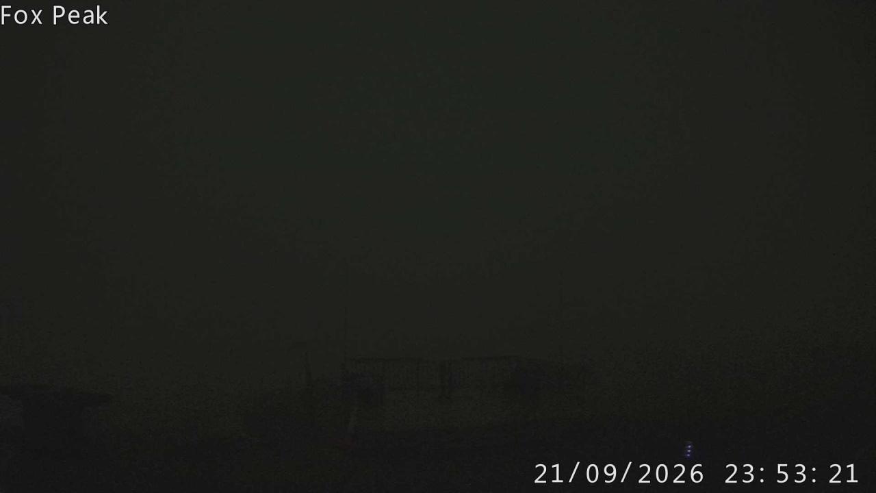 Fox Peak Learners / Meadow Shirtfront snow cam captured at 21 September 2026 at 11:56 pm NZST