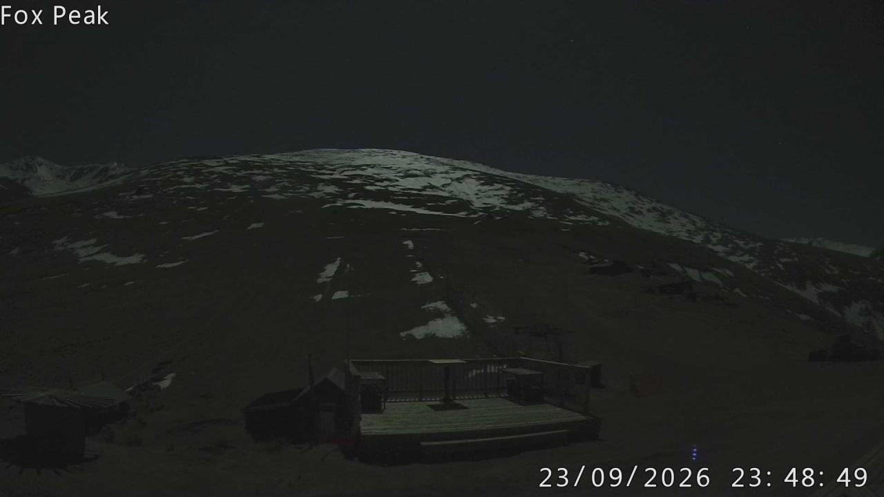 Fox Peak Learners / Meadow Shirtfront snow cam captured at 23 September 2026 at 11:53 pm NZST