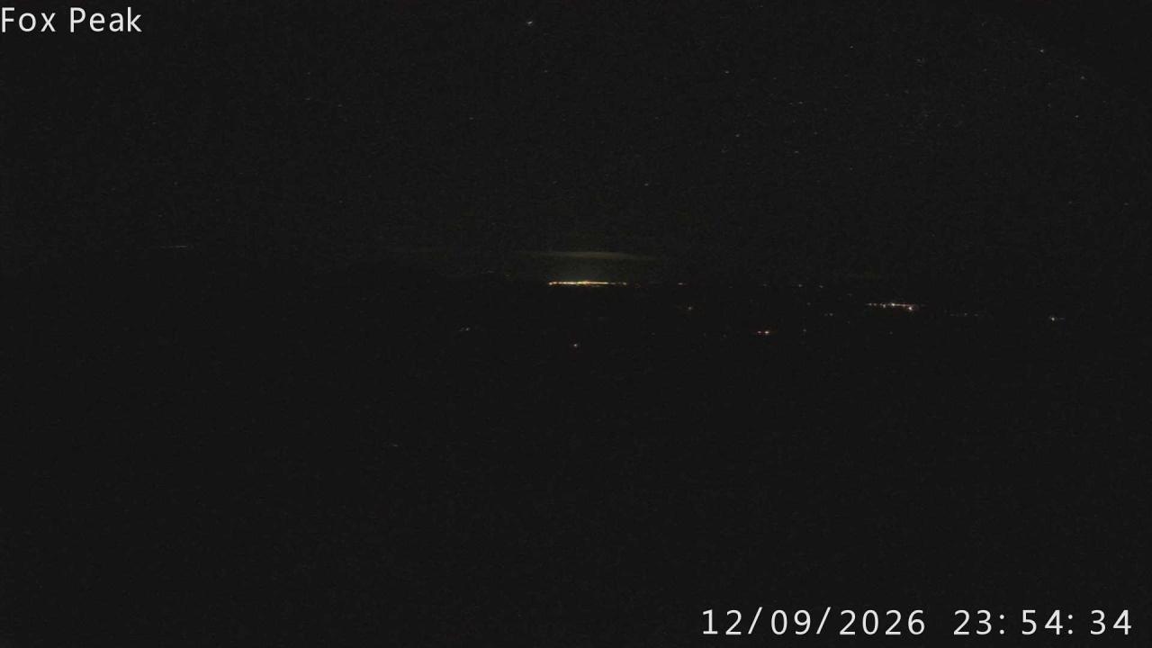 Fox Peak Tasman Tow Shed snow cam captured at 12 September 2026 at 11:55 pm NZST