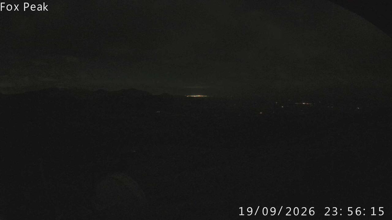 Fox Peak Tasman Tow Shed snow cam captured at 19 September 2026 at 11:59 pm NZST