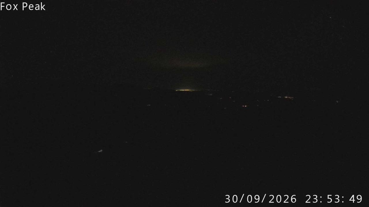 Fox Peak Tasman Tow Shed snow cam captured at 30 September 2026 at 11:55 pm NZDT
