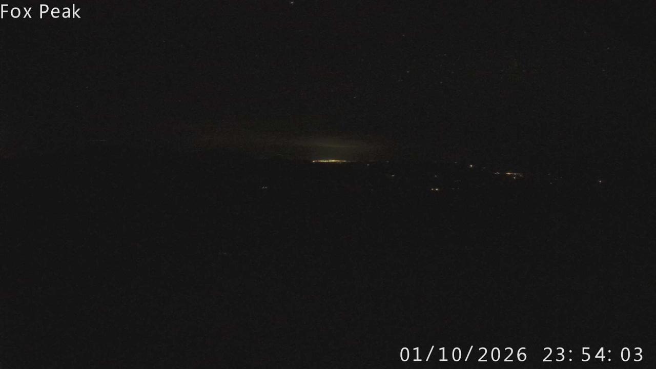 Fox Peak Tasman Tow Shed snow cam captured at 1 October 2026 at 11:56 pm NZDT