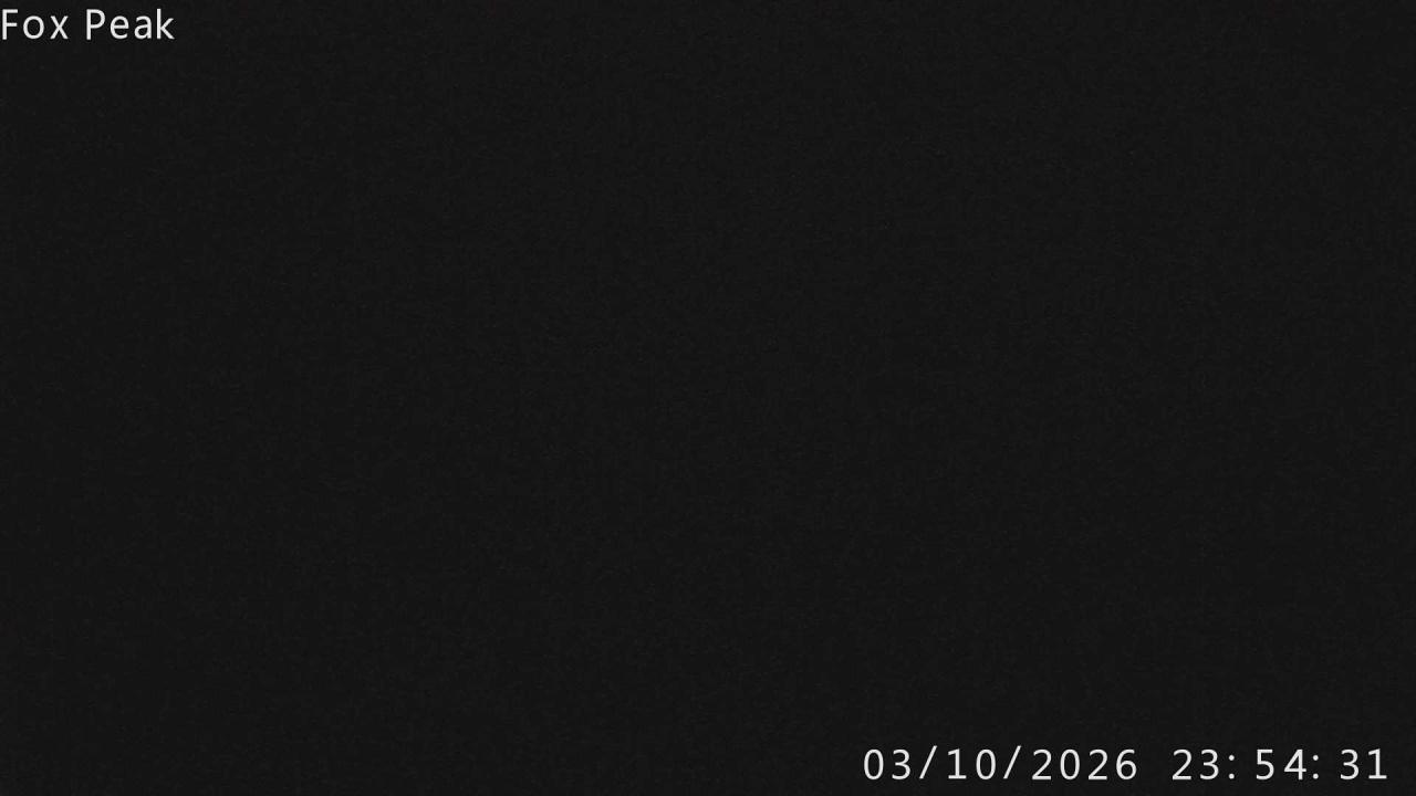 Fox Peak Tasman Tow Shed snow cam captured at 3 October 2026 at 11:57 pm NZDT