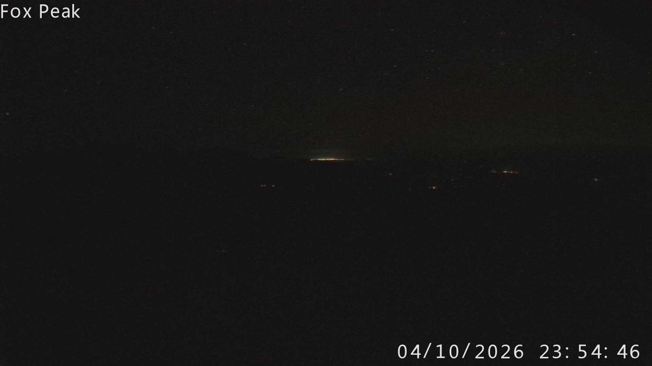 Fox Peak Tasman Tow Shed snow cam captured at 4 October 2026 at 11:55 pm NZDT