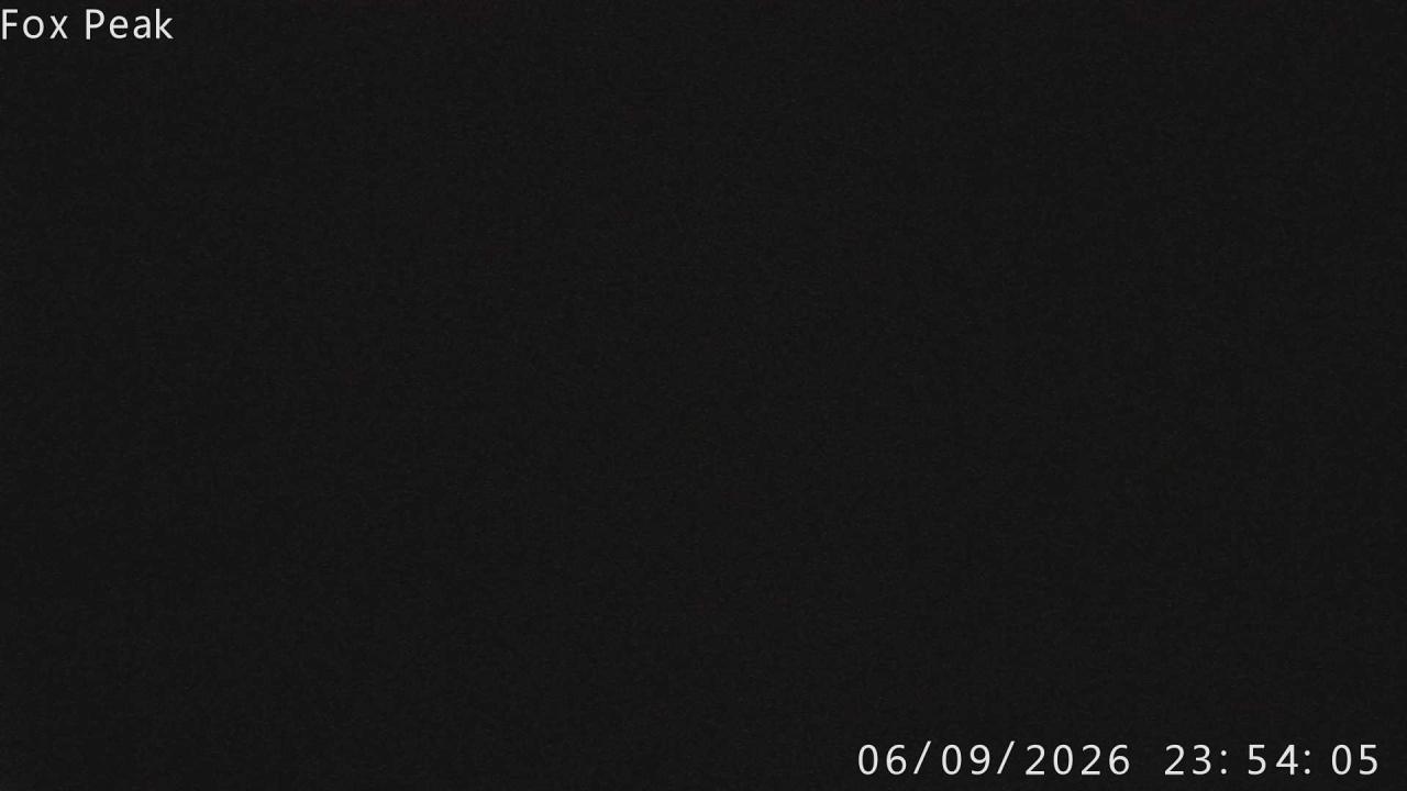 Fox Peak Shirt Front snow cam captured at 6 September 2026 at 11:57 pm NZST