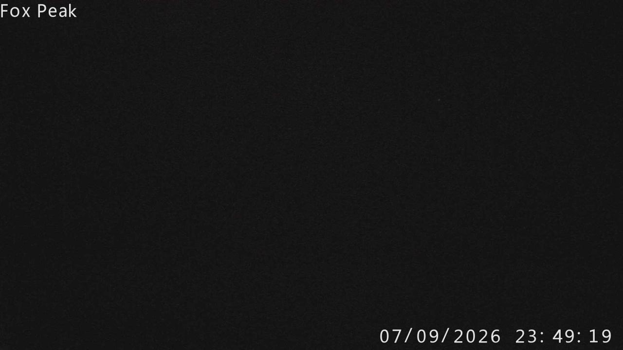 Fox Peak Shirt Front snow cam captured at 7 September 2026 at 11:54 pm NZST