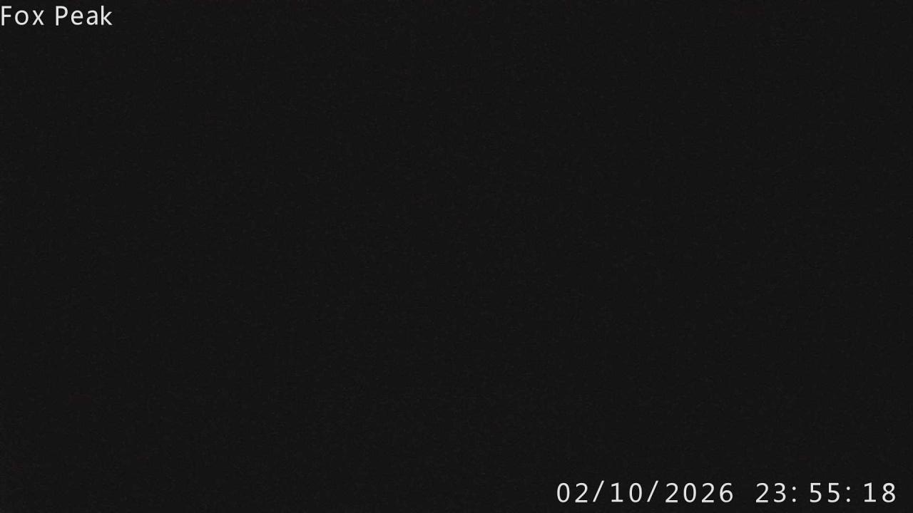 Fox Peak Shirt Front snow cam captured at 2 October 2026 at 11:57 pm NZDT