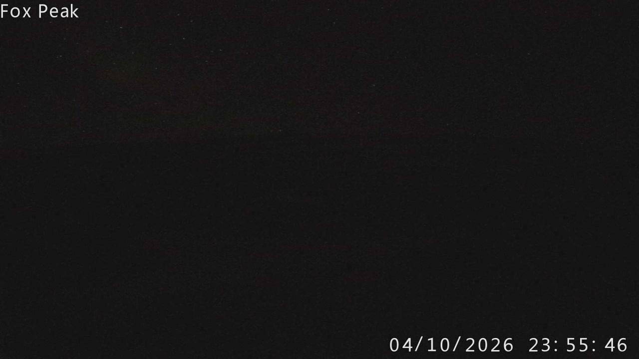 Fox Peak Shirt Front snow cam captured at 4 October 2026 at 11:56 pm NZDT