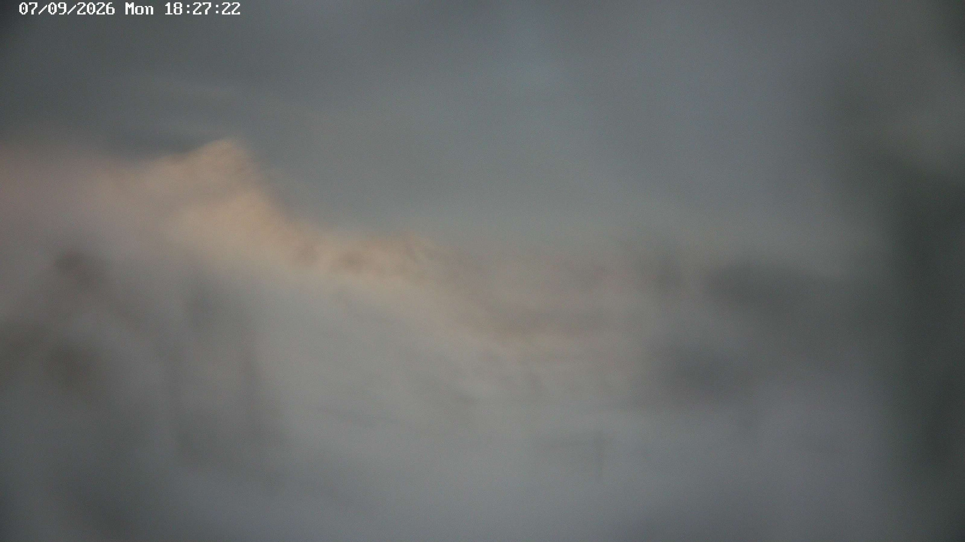 Rainbow Top T-Bar snow cam captured at 7 September 2026 at 6:30 pm NZST