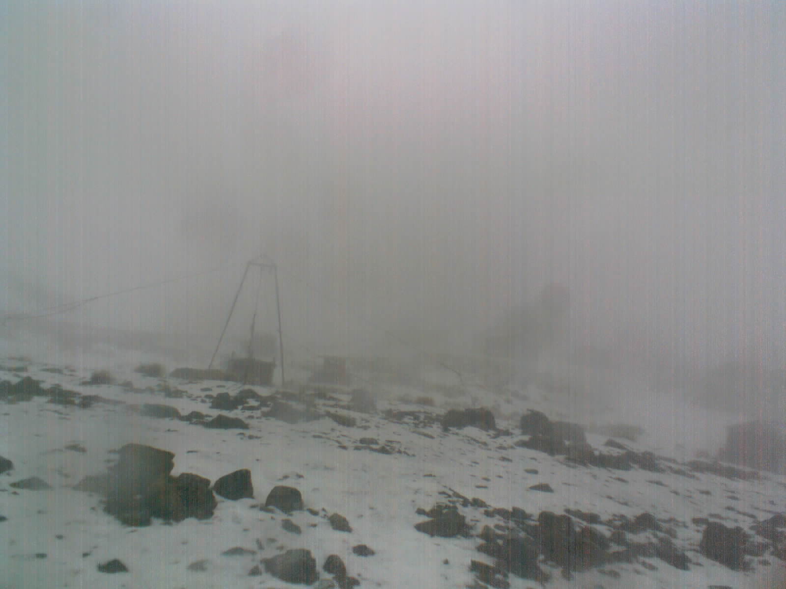 Awakino Main Tow / Field View snow cam captured at 25 September 2026 at 5:59 pm NZST