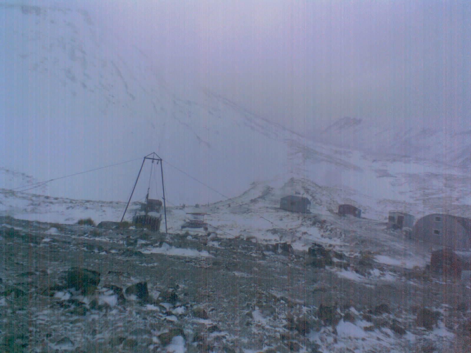 Awakino Main Tow / Field View snow cam captured at 27 September 2026 at 6:03 pm NZDT