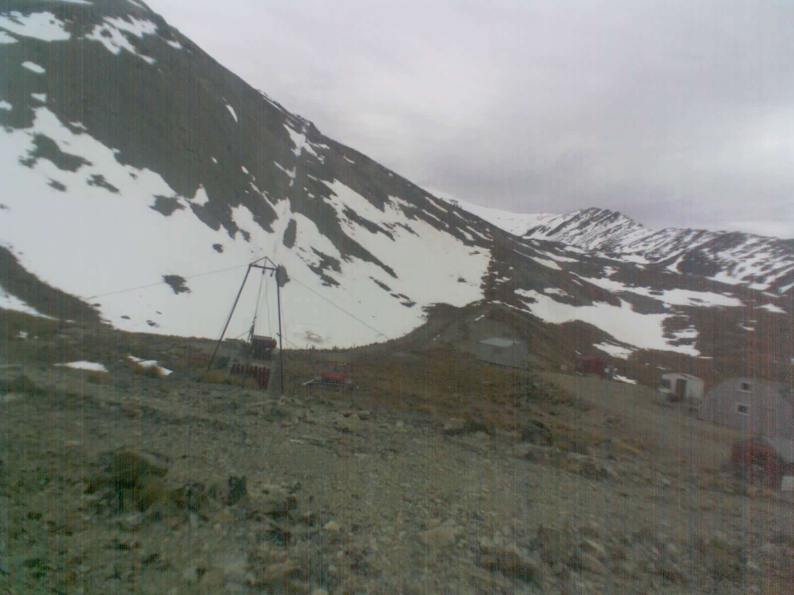 Awakino Main Tow / Field View snow cam captured at 6 October 2026 at 1:48 pm NZDT