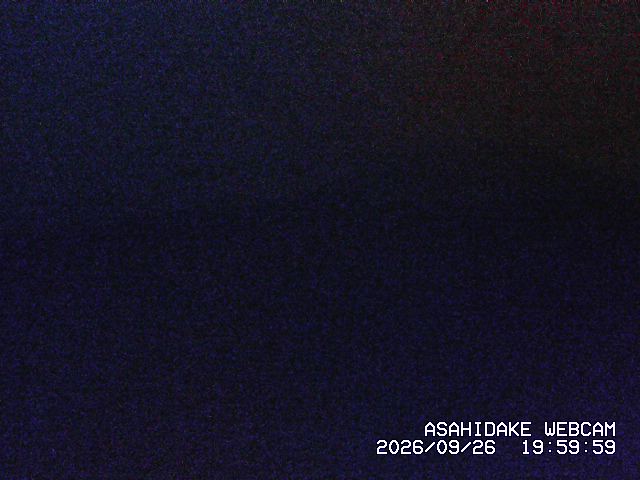 Asahidake Asahidake snow cam captured at 26 September 2026 at 9:08 pm GMT+9