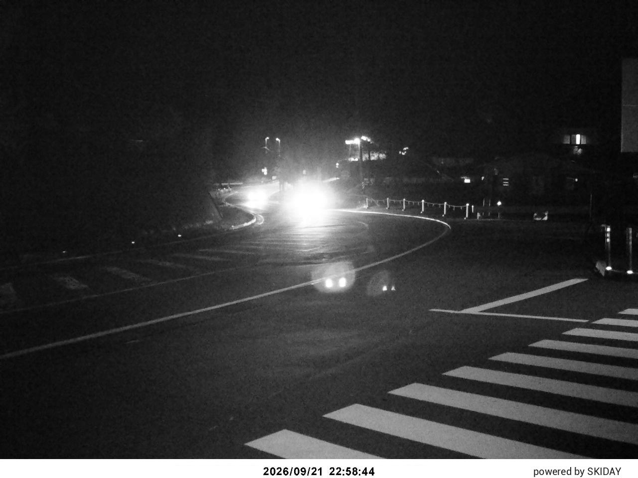 Bibai Kokusetsu Carpark snow cam captured at 21 September 2026 at 11:15 pm GMT+9