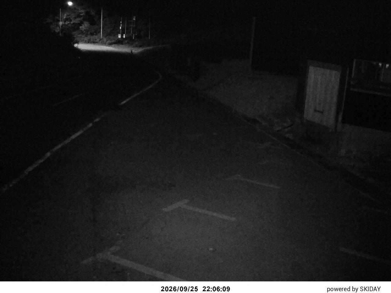 Dynasty Course 2 snow cam captured at 25 September 2026 at 11:00 pm GMT+9
