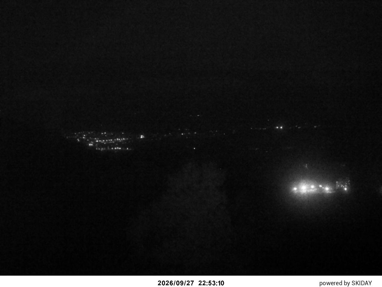 Furano Furano Ropeway Summit snow cam captured at 27 September 2026 at 11:37 pm GMT+9