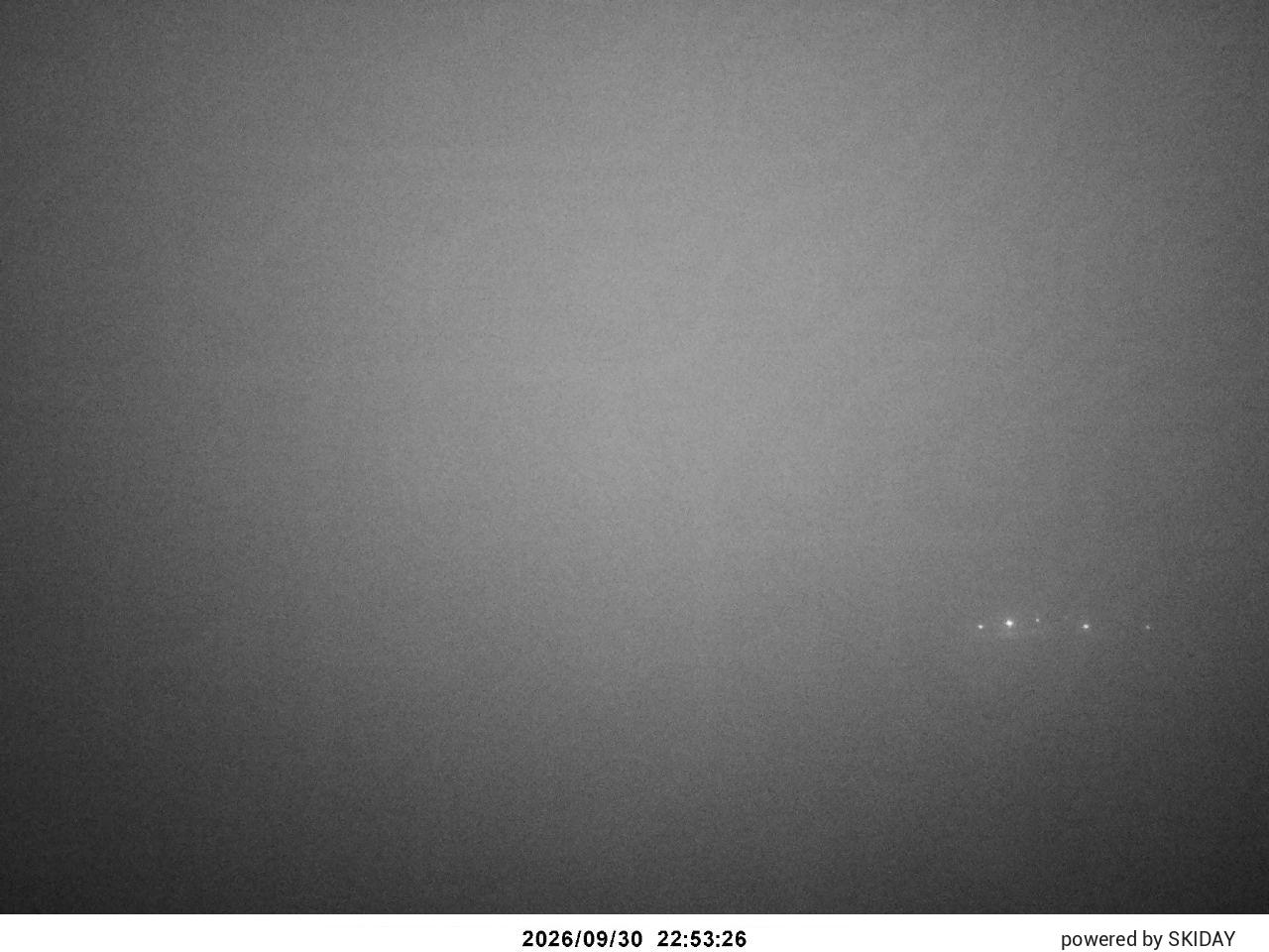 Furano Furano Ropeway Summit snow cam captured at 30 September 2026 at 11:32 pm GMT+9