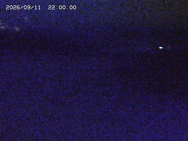 Sapporo Kokusai Peak snow cam captured at 11 September 2026 at 11:02 pm GMT+9
