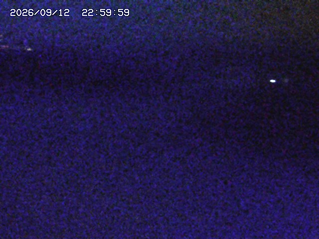 Sapporo Kokusai Peak snow cam captured at 12 September 2026 at 11:27 pm GMT+9