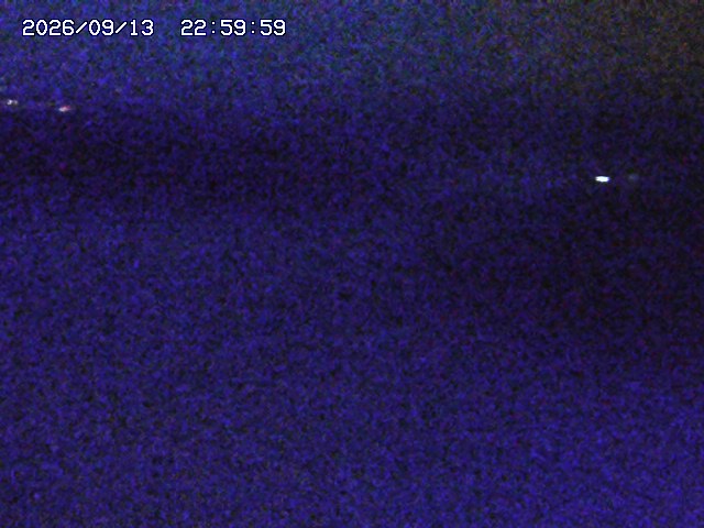 Sapporo Kokusai Peak snow cam captured at 13 September 2026 at 11:51 pm GMT+9