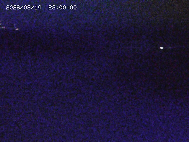 Sapporo Kokusai Peak snow cam captured at 14 September 2026 at 11:35 pm GMT+9