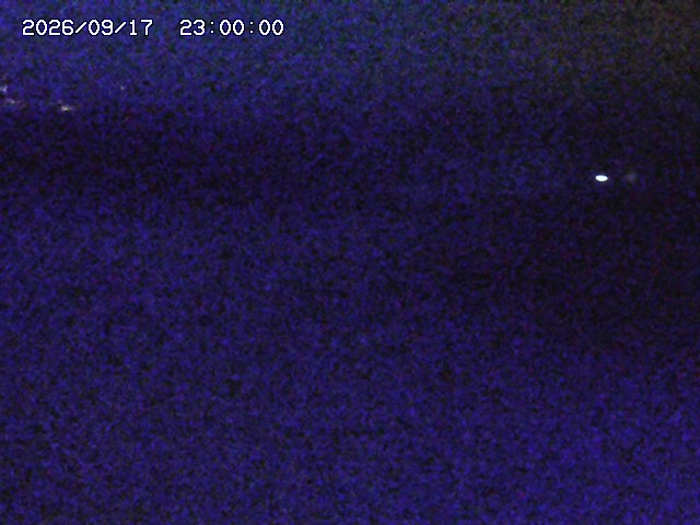 Sapporo Kokusai Peak snow cam captured at 17 September 2026 at 11:48 pm GMT+9
