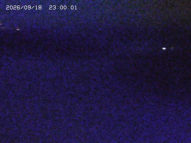 Sapporo Kokusai Peak snow cam captured at 18 September 2026 at 11:13 pm GMT+9