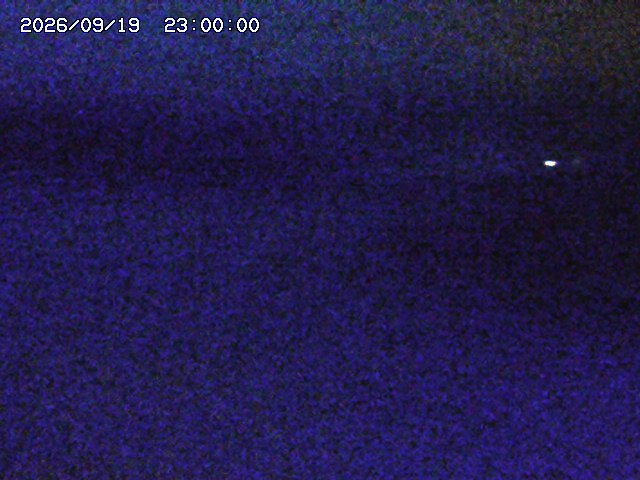 Sapporo Kokusai Peak snow cam captured at 19 September 2026 at 11:37 pm GMT+9