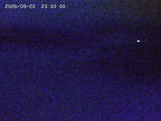 Sapporo Kokusai Peak snow cam captured at 20 September 2026 at 11:20 pm GMT+9