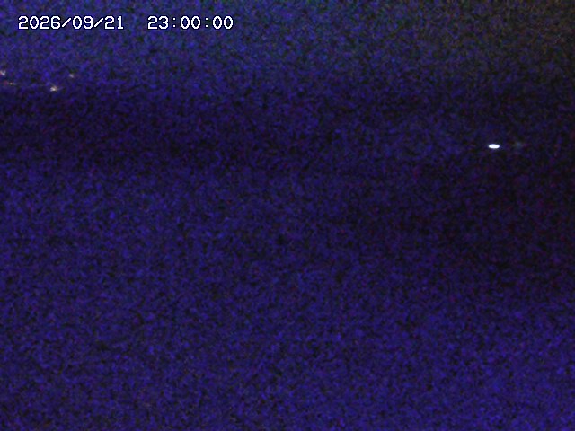 Sapporo Kokusai Peak snow cam captured at 21 September 2026 at 11:45 pm GMT+9