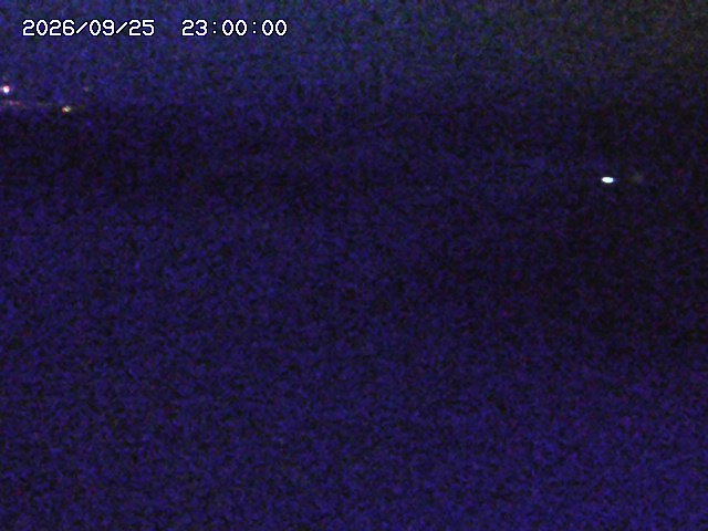 Sapporo Kokusai Peak snow cam captured at 25 September 2026 at 11:41 pm GMT+9