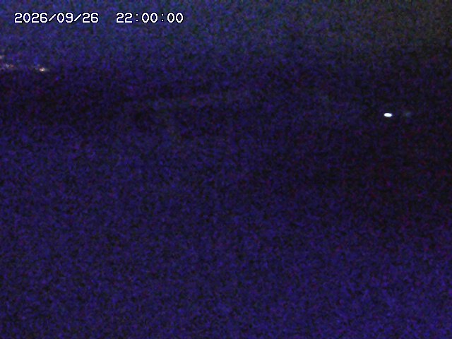 Sapporo Kokusai Peak snow cam captured at 26 September 2026 at 11:04 pm GMT+9