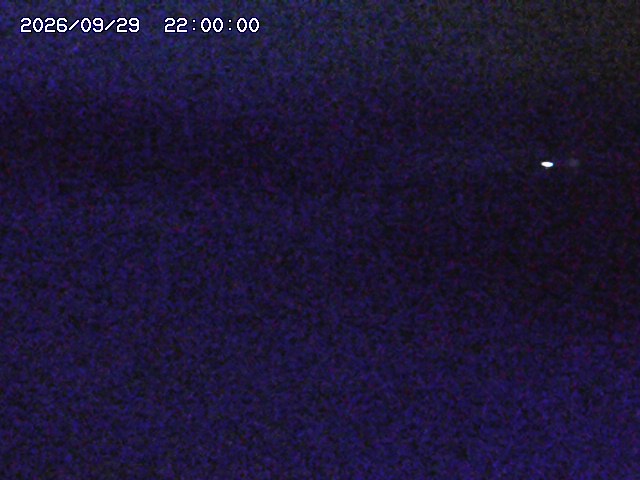 Sapporo Kokusai Peak snow cam captured at 29 September 2026 at 10:58 pm GMT+9