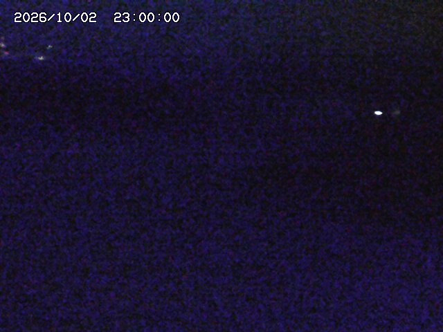 Sapporo Kokusai Peak snow cam captured at 2 October 2026 at 11:36 pm GMT+9
