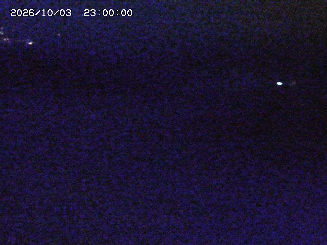 Sapporo Kokusai Peak snow cam captured at 3 October 2026 at 11:41 pm GMT+9