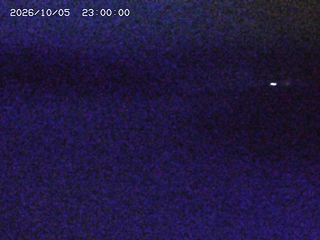 Sapporo Kokusai Peak snow cam captured at 5 October 2026 at 11:42 pm GMT+9