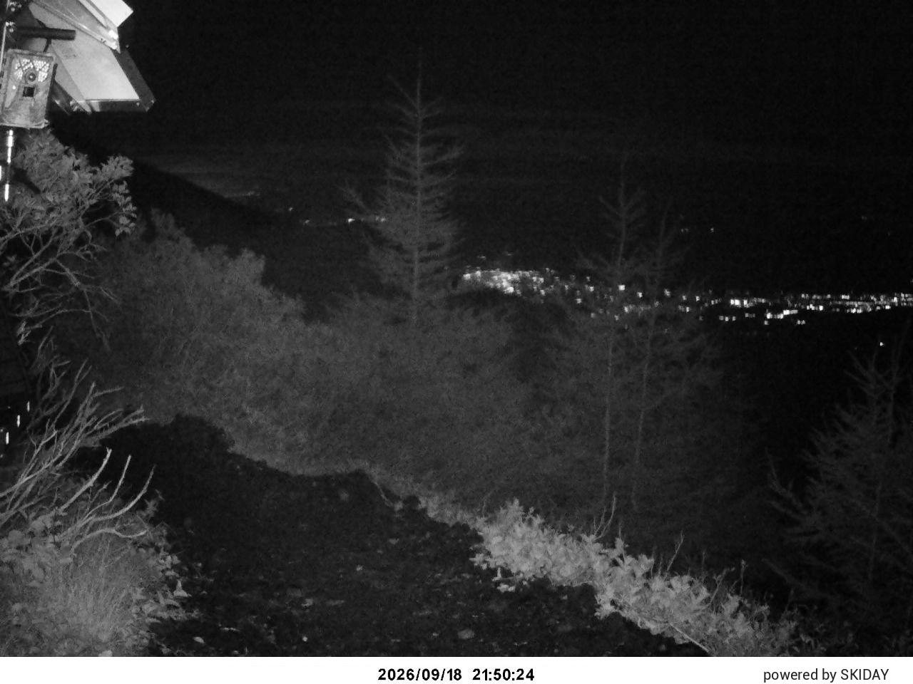 Aomori Spring Snow Depth Gauge snow cam captured at 18 September 2026 at 11:03 pm GMT+9