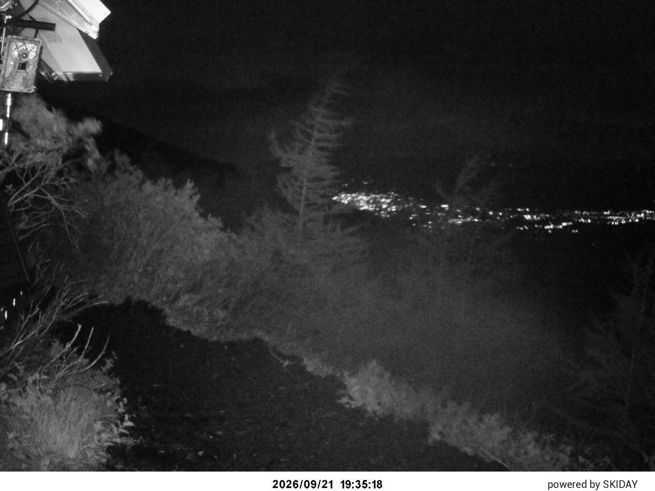 Aomori Spring Snow Depth Gauge snow cam captured at 21 September 2026 at 8:11 pm GMT+9