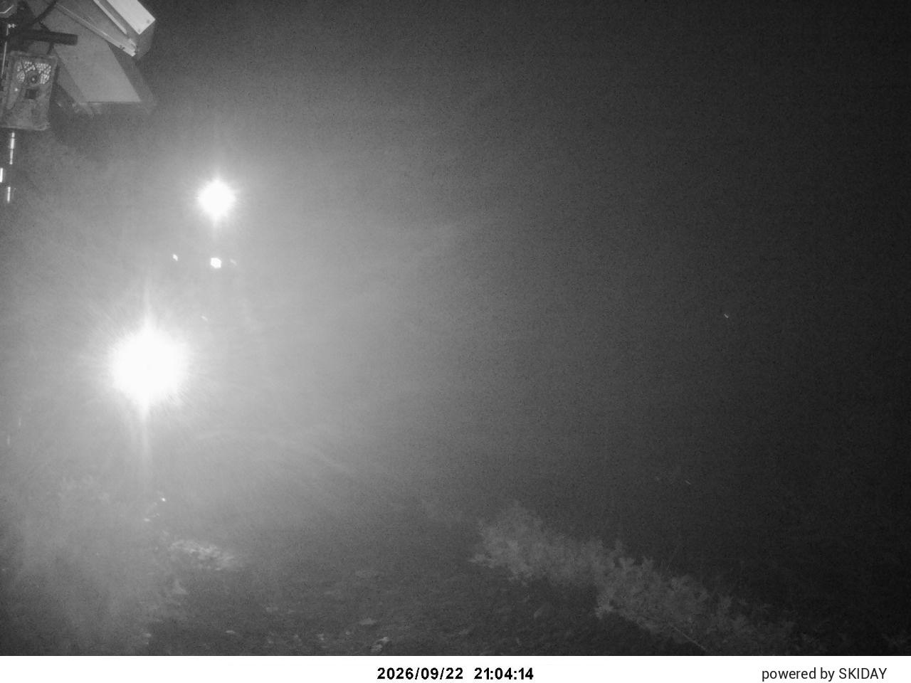 Aomori Spring Snow Depth Gauge snow cam captured at 22 September 2026 at 9:35 pm GMT+9