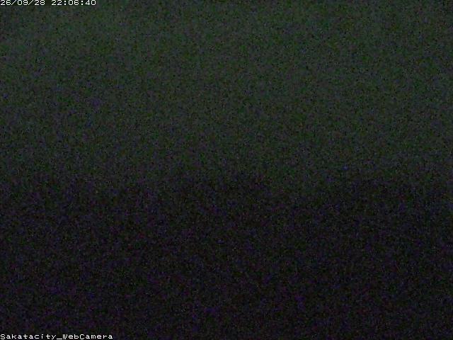 Matsuyama Cam1 snow cam captured at 28 September 2026 at 11:00 pm GMT+9