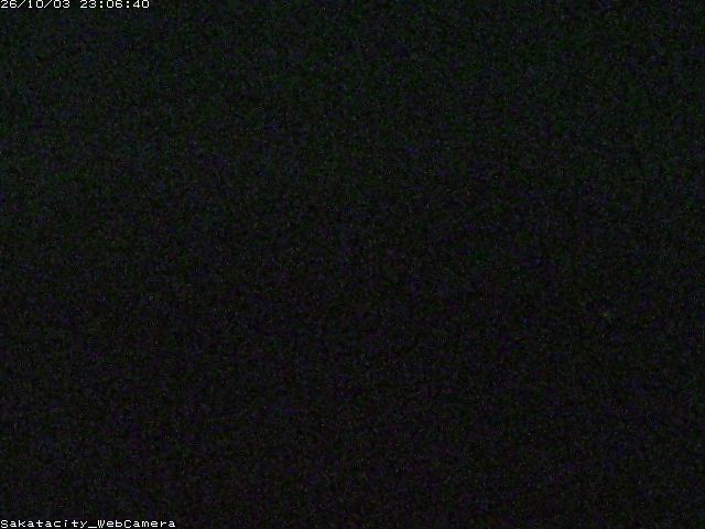 Matsuyama Cam1 snow cam captured at 3 October 2026 at 11:35 pm GMT+9