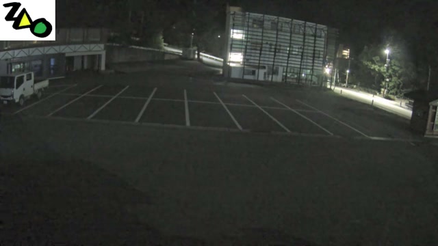 Zao Onsen Central Ropeway Car Park 1 snow cam captured at 1 October 2026 at 11:47 pm GMT+9