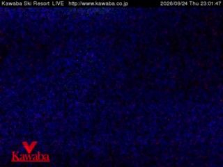 Kawaba Base snow cam captured at 24 September 2026 at 11:49 pm GMT+9