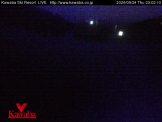 Kawaba Mid-Mountain snow cam captured at 24 September 2026 at 11:49 pm GMT+9