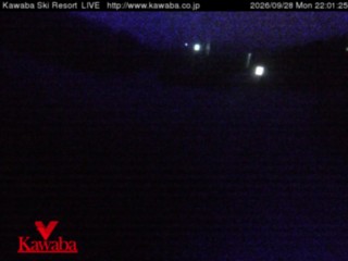 Kawaba Mid-Mountain snow cam captured at 28 September 2026 at 11:00 pm GMT+9