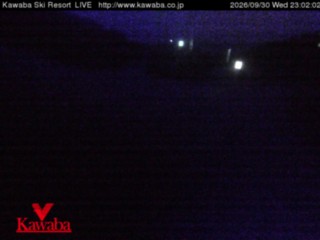 Kawaba Mid-Mountain snow cam captured at 30 September 2026 at 11:51 pm GMT+9