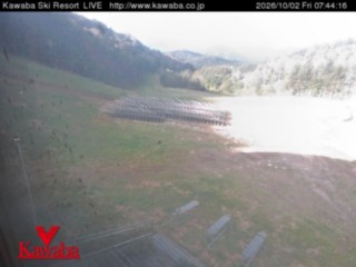 Kawaba Mid-Mountain snow cam captured at 2 October 2026 at 8:21 am GMT+9